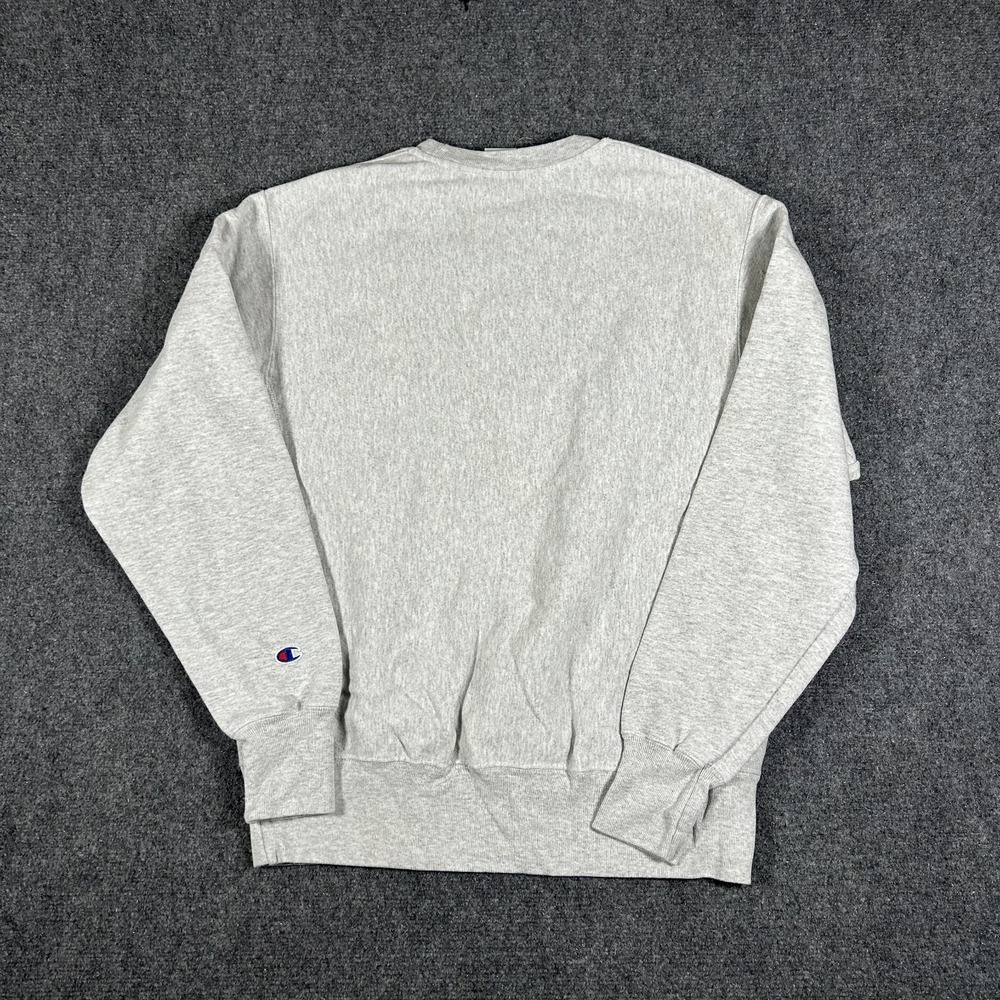 Champion Reverse Weave Wayne State University Sweatshirt Medium Gray #2502 - Picture 3 of 8